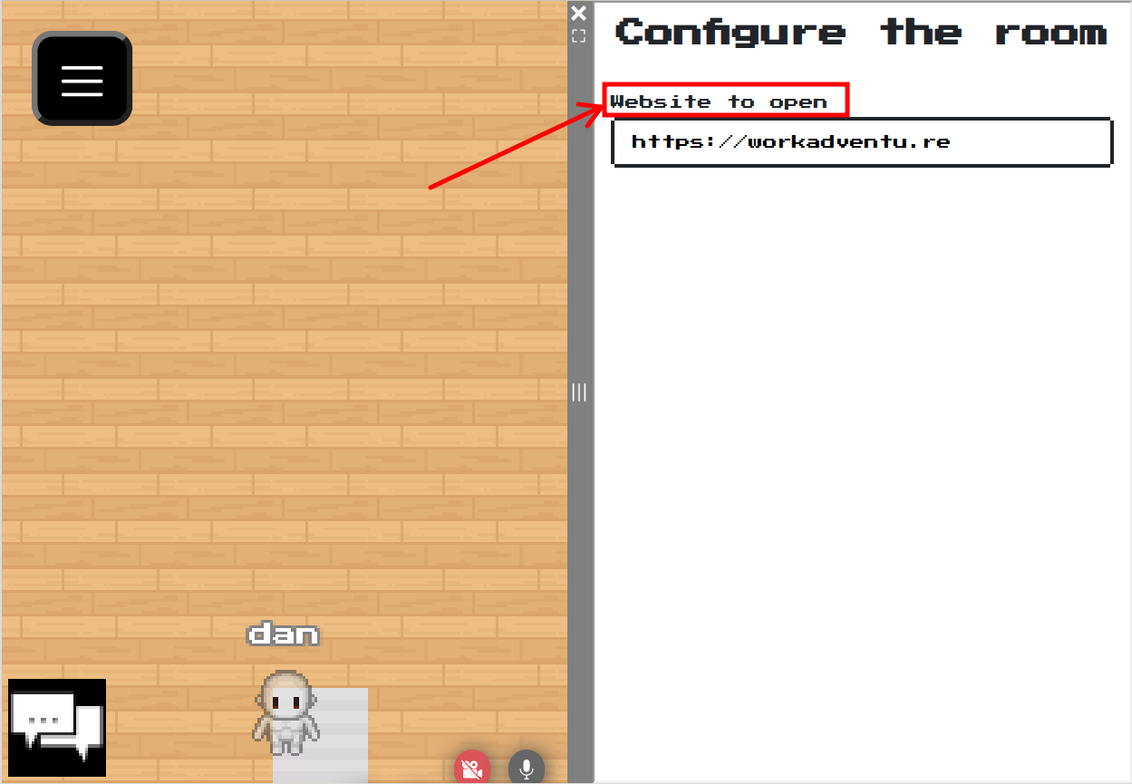 The label property is used as field label