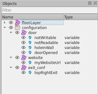 The configuration layer is now a group layer