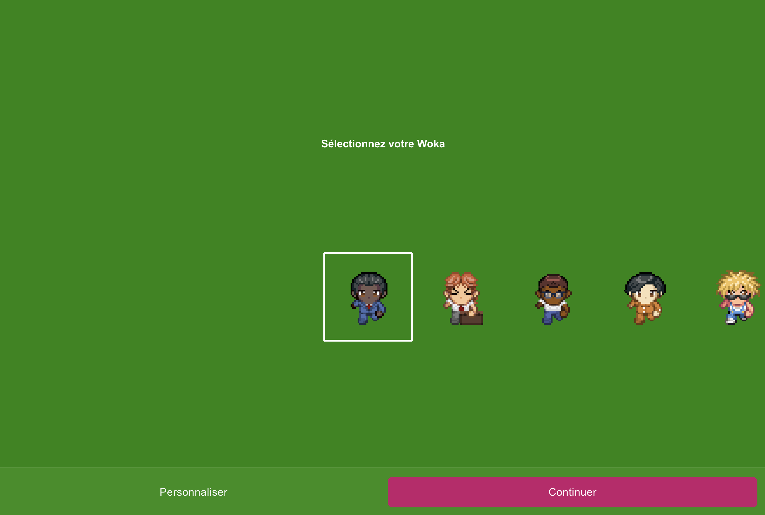 WorkAdventure color on name scene